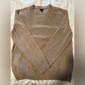 J. Crew Men's Beige Crewneck Sweater